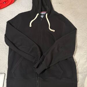 Tommy black zip up